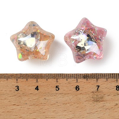Electroplate Transparent Resin Beads MACR-K366-03-1