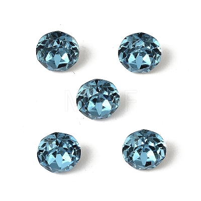 Glass Rhinestone Cabochons GLAA-A018-8mm-202-1