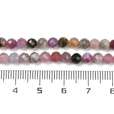 Natural Multicolor Tourmaline Beads Strands X-G-C181-B04-03-1