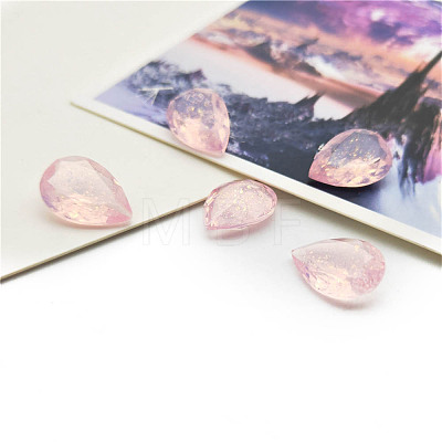 Pointed Back Resin Rhinestone Cabochons PW-WGF1EE1-03-1