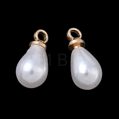ABS Plastic Pearl Pendants FIND-Z105-03A-01G-1