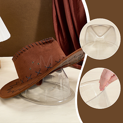 Transparent Plastic Cap Support FIND-WH0149-26B-1