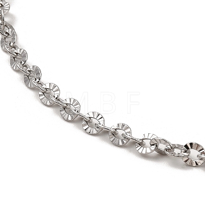 304 Stainless Steel Boston Link Chain Necklace BJEW-B072-05P-1