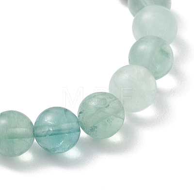 Natural Fluorite Beads Stretch Bracelets for Women BJEW-JB13166-1