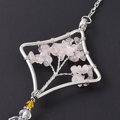 Teardrop Acrylic Beads Big Pendant Decorations LS-HJEW-D029-01P-D-1