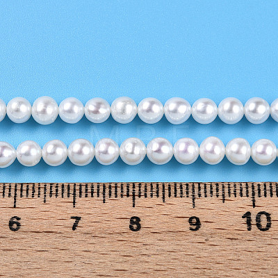 Natural Nucleated Pearl Beads Strands PEAR-N016-04A-1