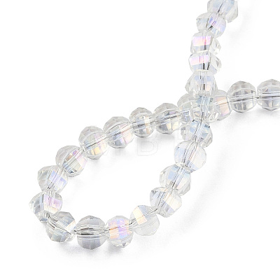 Electroplate Glass Beads Strands EGLA-S176-07B-A01-1