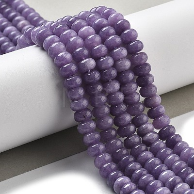 Natural White Jade Beads Strands G-E507-01T-1