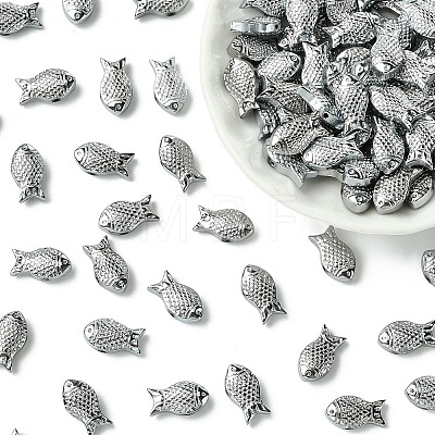100Pcs Electroplate Transparent Glass Beads EGLA-YW0005-28E-1