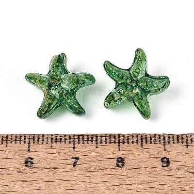 Picasso Transparent Glass Beads SEED-N012-02B-1