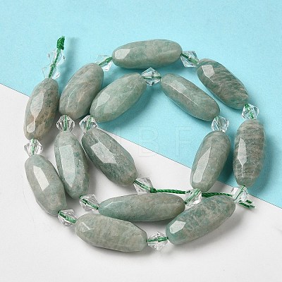 Natural Amazonite Beads Strands G-H297-A07-01-1