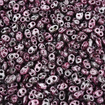 Picasso Glass Seed Beads GL-N001-02E-1