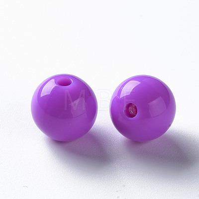 Opaque Acrylic Beads MACR-S370-C12mm-M2-1