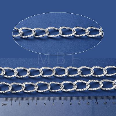 Oxidation Aluminum Textured Curb Chains CHA-H001-03S-1