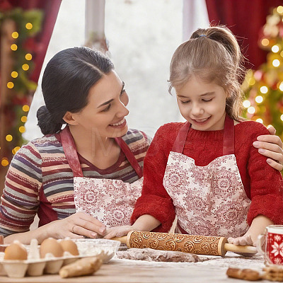 Wooden Rolling Pin AJEW-WH0609-909C-1