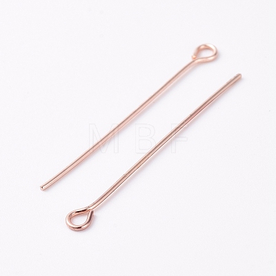 Brass Eye Pins KK-TAC0002-19RG-1