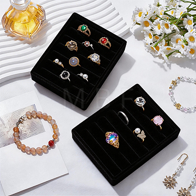 6-Slot Velvet Jewelry Display Trays ODIS-SP0002-24B-02-1
