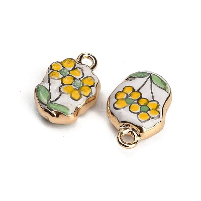 Handmade Porcelain with Brass Pendants PR-CBAB520-12G-1