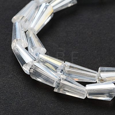 Electroplate Glass Beads Strands EGLA-J046-AB07-1