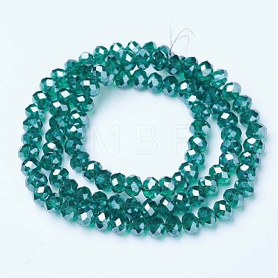 Electroplate Glass Beads Strands EGLA-A034-T2mm-A18-1