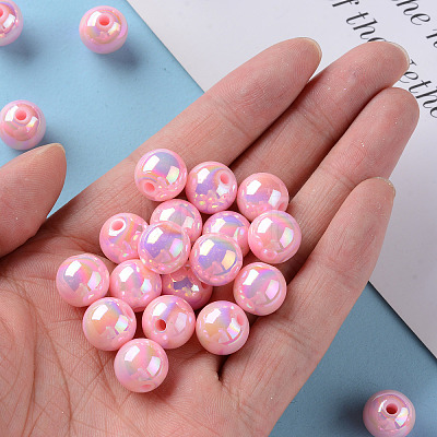 Opaque Acrylic Beads X-MACR-S370-D12mm-A01-1