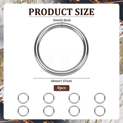 304 Stainless Steel Linking Rings STAS-ME0002-86B-1