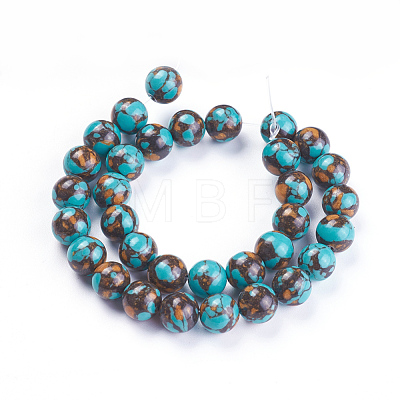 Synthetic Bronzite Beads Strands G-F647-01-1