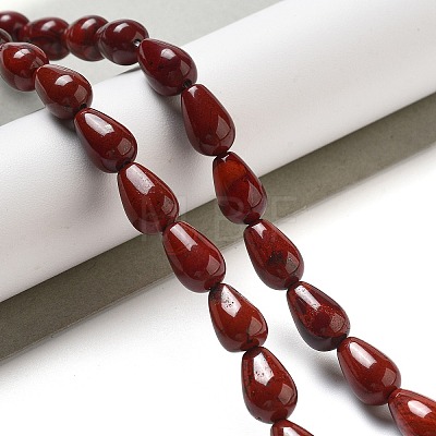 Natural Red Rainbow Jasper Beads Strands G-B106-A33-02-1