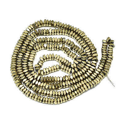 Electroplate Non-magnetic Synthetic Hematite Beads Strands G-S352-47-1