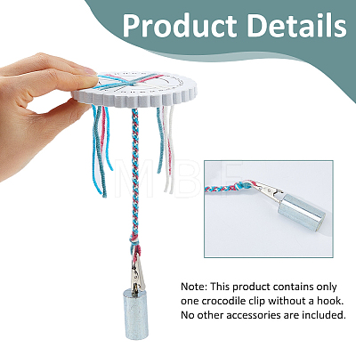 1Pc Iron Alligator Clips with Hook TOOL-FH0001-87B-1