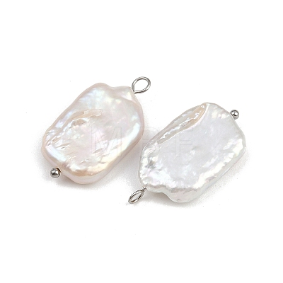 Natural Freshwater Pearl Keshi Pearl Pendants STAS-D378-07B-P-1