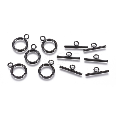 304 Stainless Steel Toggle Clasps STAS-G130-39B-1