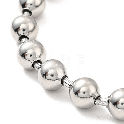 304 Stainless Steel Ball Chain Necklace & Bracelet Set STAS-D181-02P-01A-1