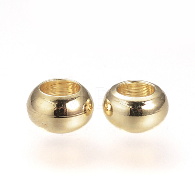 Brass Spacer Beads KK-T016-17G-1