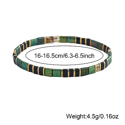 Vintage Glass Seed Bead Stretch Bracelets for Women LS-NP6673-3-1