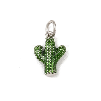 Brass Enamel Pendants KK-P339-22P-02-1
