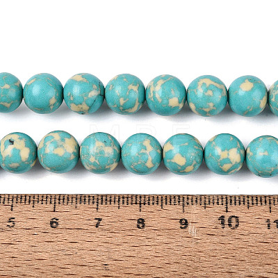 Synthetic Turquoise Beads Strands G-N364-08D-01-1
