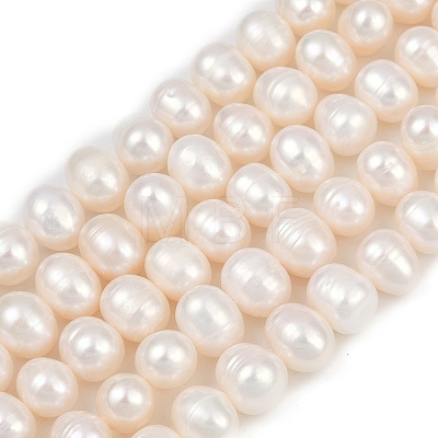 Natural Cultured Freshwater Pearl Beads Strands PEAR-I007-07J-02A-1