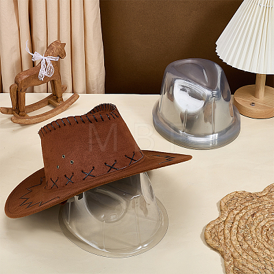 Transparent Plastic Cap Support FIND-WH0149-26B-1
