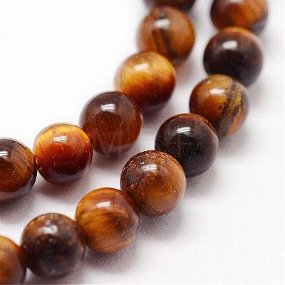 Natural Tiger Eye Beads Strands G-N0205-01B-2mm-1