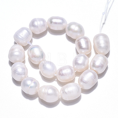 Natural Cultured Freshwater Pearl Beads Strands PEAR-N012-08I-1