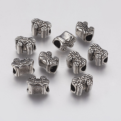Ion Plating(IP) 304 Stainless Steel European Beads STAS-J022-016AS-1