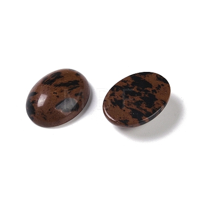 Natural Mahogany Obsidian Cabochons G-B080-01A-17-1