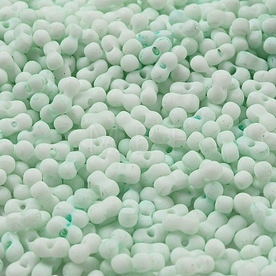 Macaron Color Opaque Frosted Glass Seed Beads SEED-K009-12B-07-1