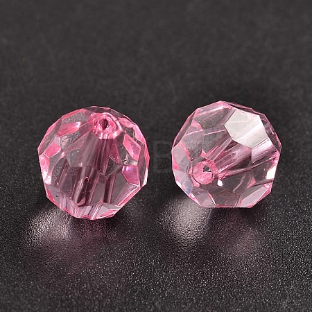 Transparent Acrylic Beads PL505Y-2-1