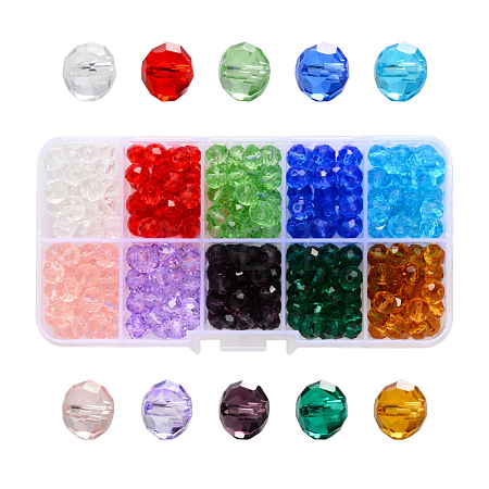 Transparent Glass Beads FPDL-S015-04C-01-B-1