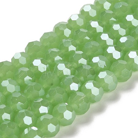 Electroplate Glass Beads Strands EGLA-A035-J10mm-A01-1