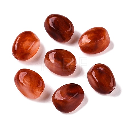 Opaque Acrylic Beads OACR-N137-36E-1