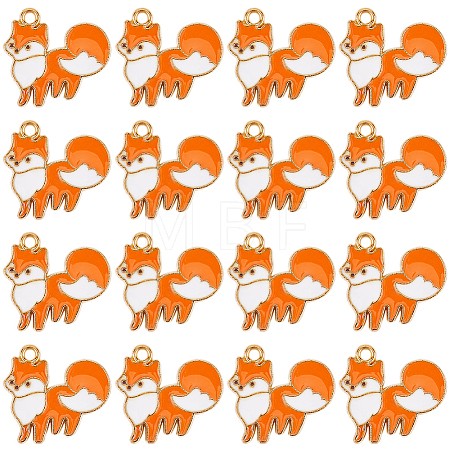 30Pcs Thanksgiving Day Alloy Enamel Pendants ENAM-SC0005-82-1