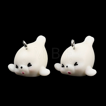 Marine Series Opaque Resin Pendants RESI-XCP0002-42C-1